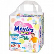 Merries Подгузники-трусики р.XL12-22 кг 19 шт. Merries Подгузники-трусики р.XL12-22 кг 19 шт.