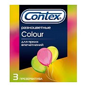 Contex Презервативы Colour разноцветные 3 шт.