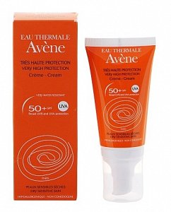 Avene Крем солнцезащитный для чувствительных зон SPF50+ 15 мл