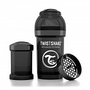 Twistshake Антиколиковая бутылочка 78042 для кормления 180 мл Чёрная (Superhero)
