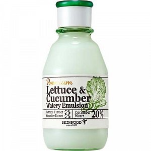 SkinFood Увлажняющая эмульсия с экстрактом огурца Premium Lettuce Cucumber Watery Emulsion 140 мл