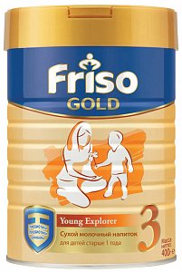 Friso Фрисолак 3 Молочная смесь Gold с 12 мес. до 3 лет 400 г