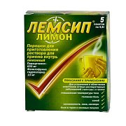 Лемсип порошок(лимон) 4,8г 5 шт. Лемсип порошок(лимон) 4,8г 5 шт.