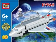 Город Мастеров ВВ-6743-R Конструктор Буран С Фигурками 169 Деталей