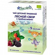 Fleur Alpine Чай травяной Лесной сбор Organic с пребиотиками, от 5 мес. 30 пакетиков Fleur Alpine Чай травяной Лесной сбор Organic с пребиотиками, от 5 мес. 30 пакетиков