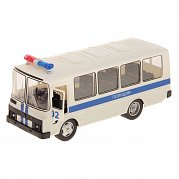 Технопарк X600-H11021-R Автобус инерционный ПАЗ полиция Технопарк X600-H11021-R Автобус инерционный ПАЗ полиция