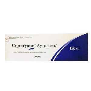 Соматулин Аутожель гель для подкожного введения пролонгированногодействия 120 мг шприц 1 шт.