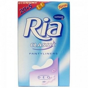 Ria Classic Прокладки ежедневные Deo 25 шт.