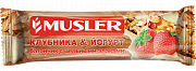 Musler Батончик Мюсли Клубника-Йогурт с цельными злаками 30 г Musler Батончик Мюсли Клубника-Йогурт с цельными злаками 30 г