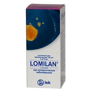 Ломилан суспензия для приема внутрь 5 мг/5 мл 120 мл