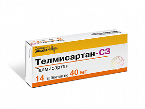 Телмисартан-СЗ таблетки 40 мг 14 шт.