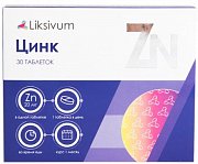Цинк Liksivum таб 20мг 30 шт