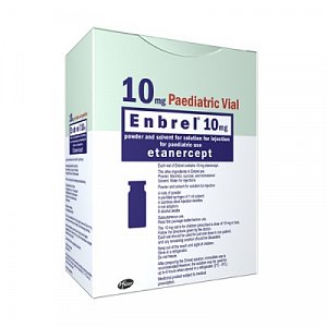 Энбрел лиофилизат дляприготовления раствора для подкожного введения 10 мг флакон 4 шт.