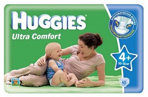 Huggies Подгузники Ultra Comfort 10-16 кг 40 шт.
