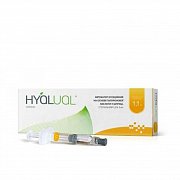 Hyalual Имплантат инъекционный 1.1% шприц 1 мл 1 шт.
