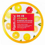 FarmStay Патчи гидрогелевые для кожи вокруг глаз с витаминами DR-V8 Vitamin Hydrogel Eye Patch 60 шт. FarmStay Патчи гидрогелевые для кожи вокруг глаз с витаминами DR-V8 Vitamin Hydrogel Eye Patch 60 шт.
