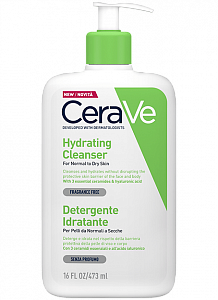 CeraVe Крем-гель очищающий увлажняющий для нормальной и сухой кожи лица и тела 473 мл