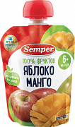 Semper Пюре Яблоко и манго с 6 мес. 90 г Semper Пюре Яблоко и манго с 6 мес. 90 г