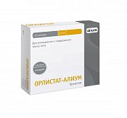 Орлистат-Алиум капсулы 120 мг 42 шт. Орлистат-Алиум капсулы 120 мг 42 шт.