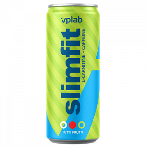 VPlab SlimFit Энергетический напиток L-карнитин+кофеин 330 мл Тутти фрутти