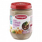Semper Пюре Овощи с телячьей печенью с 8 мес. 190 г Semper Пюре Овощи с телячьей печенью с 8 мес. 190 г