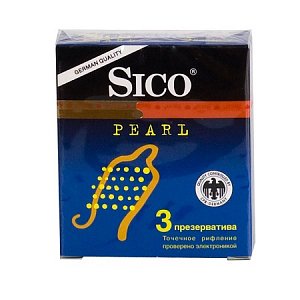 Sico Презервативы Pearl Точечное рифление 3 шт.