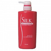 Kracie [Краси] Silk Шампунь с природным коллагеном 550 мл 744012