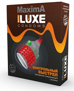 Luxe Maxima Презерватив Контрольный выстрел 1 шт.