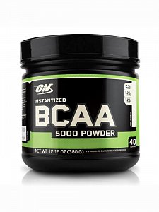 Optimum Nutrition BCAA 5000 Powder Аминокислоты порошок 380 г Без вкуса