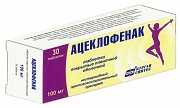 Ацеклофенак таблетки 100 мг 30 шт. Ацеклофенак таблетки 100 мг 30 шт.