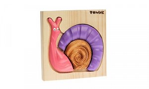 Томик Пазл-картинка Улитка 425 4 детали