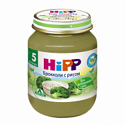 Hipp Пюре Брокколи с рисом с 5 мес. 125 г