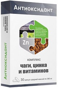 Комплекс Чаги Цинка и Витаминов капс. 30 шт