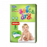 Helen Harper Пеленки детские Soft&Dry 40 х 60 см 5 шт. Helen Harper Пеленки детские Soft&Dry 40 х 60 см 5 шт.