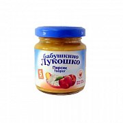 Бабушкино лукошко Пюре персик с творогом с 5 мес. 100 г