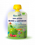 Fleur Alpine Пюре яблоко и шиповник Organic в упаковке, 5 мес. 90 г