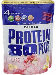 Weider Protein 80+ вишня-марципан пакет 500 г
