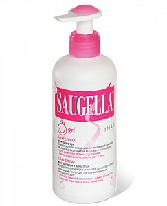 Saugella Girl Мыло жидкое для интимной гигиены для девочек 3-12 лет 200 мл