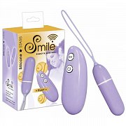 Виброяйцо SmileRemote Control Play на дистанционном пульте управления Сиреневый цвет