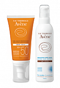 Avene Набор Солнцезащитный уход Набор Крем + Молочко SPF 50 + 200 мл + 50 мл Avene Набор Солнцезащитный уход Набор Крем + Молочко SPF 50 + 200 мл + 50 мл