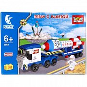 Город Мастеров ВВ-8862-R1 Конструктор Камаз, Тягач С Ракетой 303 Детали