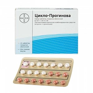 Цикло-Прогинова таблетки покрытые оболочкой 21 шт.
