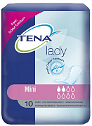 Tena Lady Прокладки Mini с крылышками урологические 10 шт.