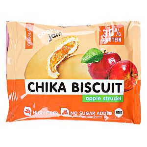 Протеиновое бисквитное печенье 50г Chika Biscuit яблочный штрудель Chikalab