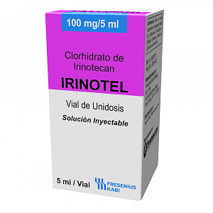Иринотел концентрат для приготовления раствора для инфузий 20 мг/мл флакон 5 мл 1 шт.
