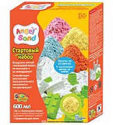 Angel Sand ma07012х набор для творчества желтый 0,6 л+ формочки Angel Sand ma07012х набор для творчества желтый 0,6 л+ формочки