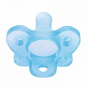 Dr Brown`s Пустышка цельносиликоновая 0-6 мес., синяя
