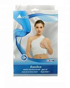 Крейт Бандаж М-101 онкологический после мастэктомии р.4 Белый Левый