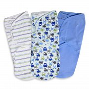 Summer Infant Конверт SwaddleMe пеленальный на липучке L 3 шт. Машинки Summer Infant Конверт SwaddleMe пеленальный на липучке L 3 шт. Машинки
