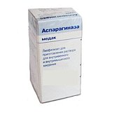 Аспарагиназа медак лиофилизат для приготовления раствора для внутривенного и внутримышечного введения 10000МE флаконы 5 шт. Аспарагиназа медак